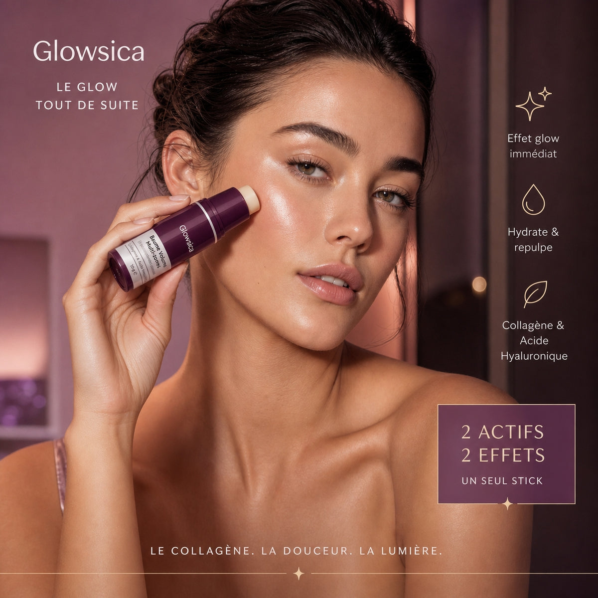 GLOWSICA|® Glow Multi Balm — Le stick qui lisse, repulpe et réveille ton visage en quelques secondes