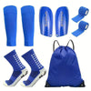 MATCHGRIP PRO™ — Pack Football 5-en-1 : Chaussettes Grip, Protège-Tibias, Manchons, Strap & Sac