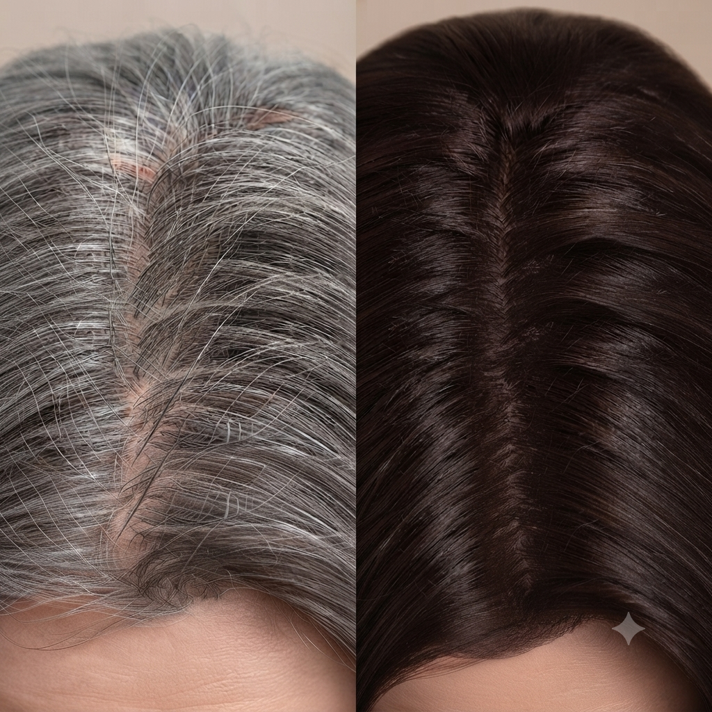Shampoing Colorant Magique 3-en-1 — Anti Cheveux Blancs (500ml)
