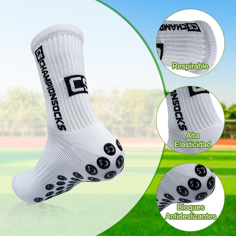 Chaussettes grip antidérapantes