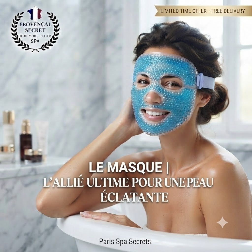 Le Masque Cryo-Éclat : Ton Teint Frais et Reposé en 10 Minutes (Masque Yeux Offert)
