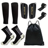 MATCHGRIP PRO™ — Pack Football 5-en-1 : Chaussettes Grip, Protège-Tibias, Manchons, Strap & Sac