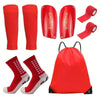 MATCHGRIP PRO™ — Pack Football 5-en-1 : Chaussettes Grip, Protège-Tibias, Manchons, Strap & Sac