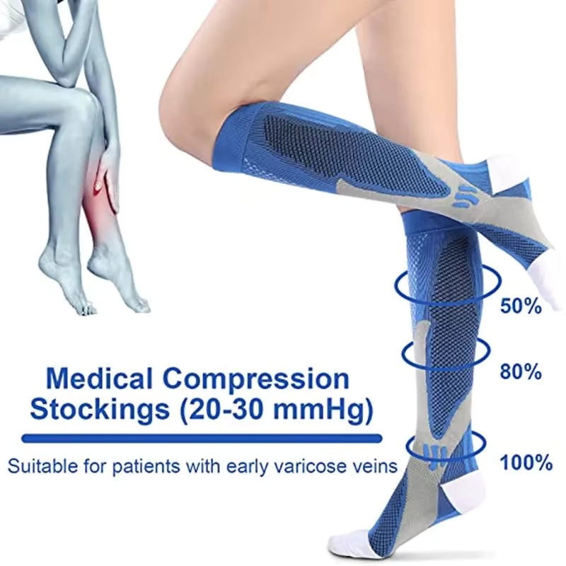 APEXSTRIDES PRO™ — Chaussettes de Compression Sport 20-30 mmHg