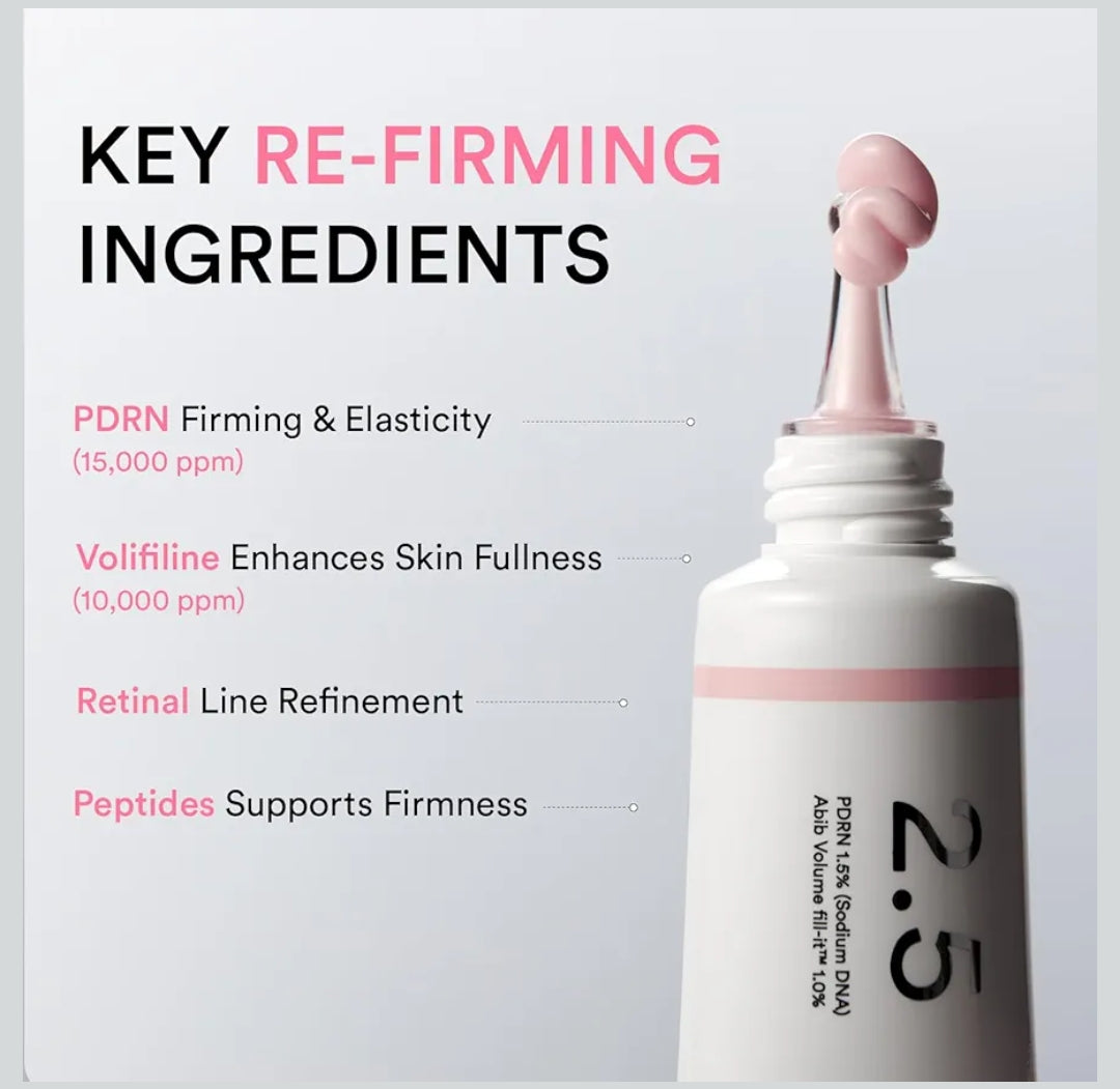 PDRN VOLUME FILL-IT 2.5 — Crème Visage Repulpante au PDRN 15 000 ppm et Volufiline, Tube Airless 30 g