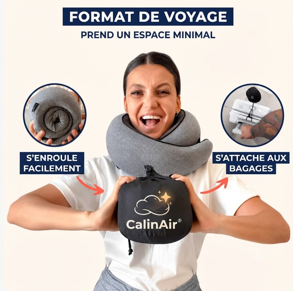CalinAir® - Oreiller de Voyage 360°