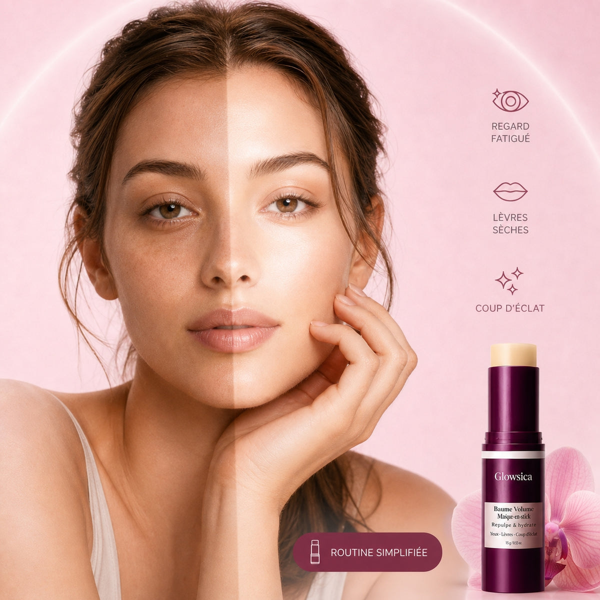 GLOWSICA|® Glow Multi Balm — Le stick qui lisse, repulpe et réveille ton visage en quelques secondes