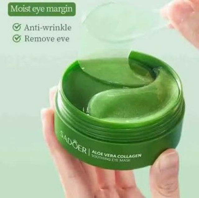 Masque yeux collagene texture hydrogel
