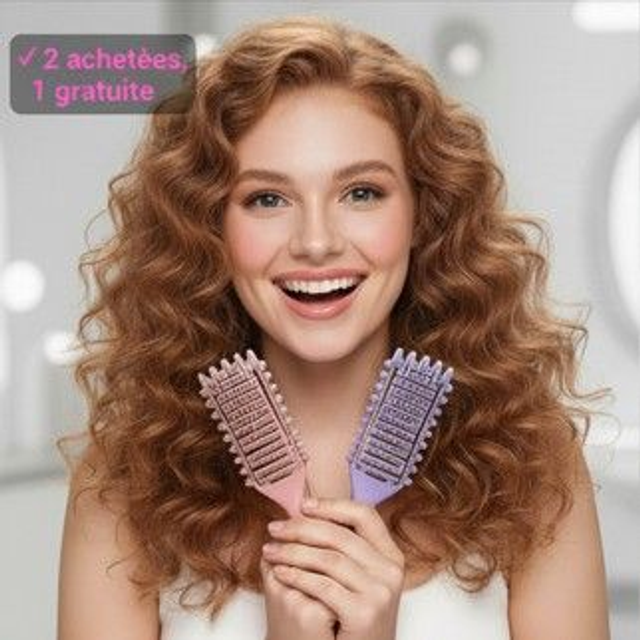 CurlEase brosse boucles utilisation
