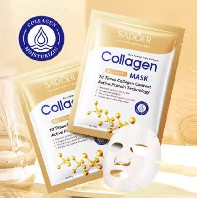 DermaGlow masque visage collagène