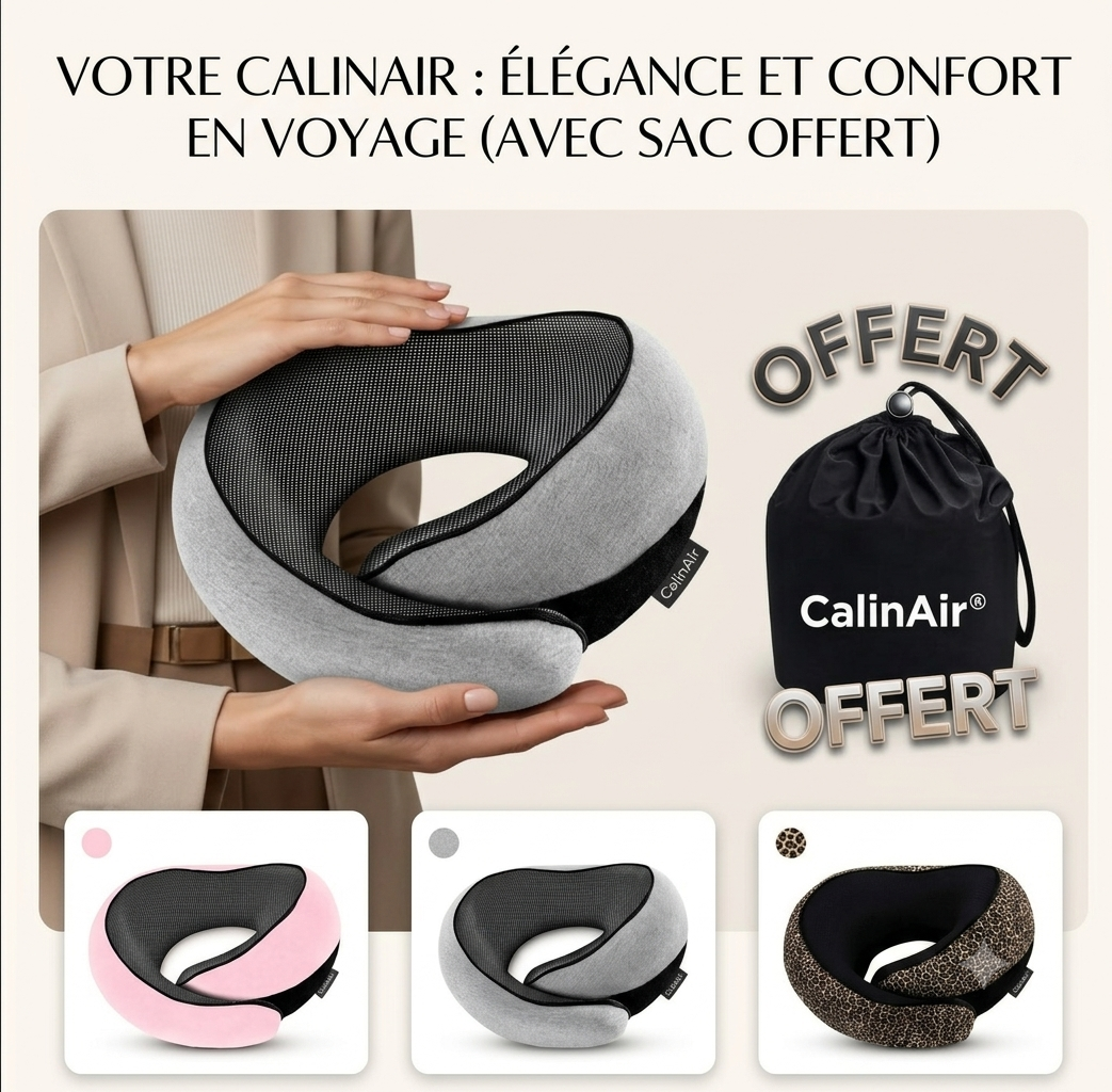 CalinAir® - Oreiller de Voyage 360°