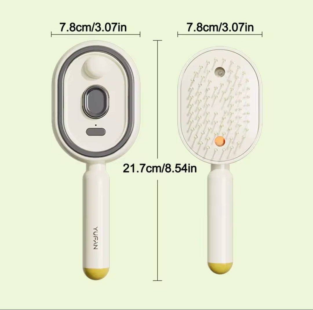 Brosse Électrique Capillaire 3-en-1 — Massage Cuir Chevelu & Applicateur d'Huile