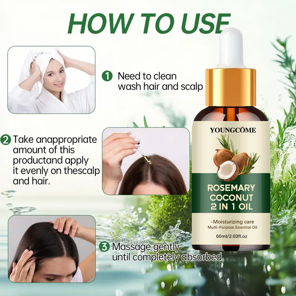 Huile de Romarin Capillaire — Soin Fortifiant | Infusee Biotine