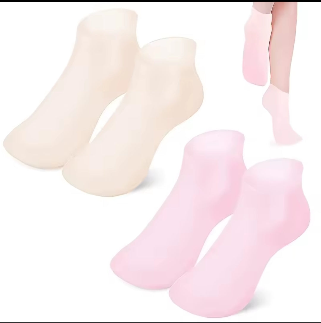 SoftStep — Chaussettes Hydratantes Silicone Soin Pieds