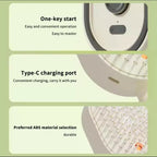 Brosse Électrique Capillaire 3-en-1 — Massage Cuir Chevelu & Applicateur d'Huile