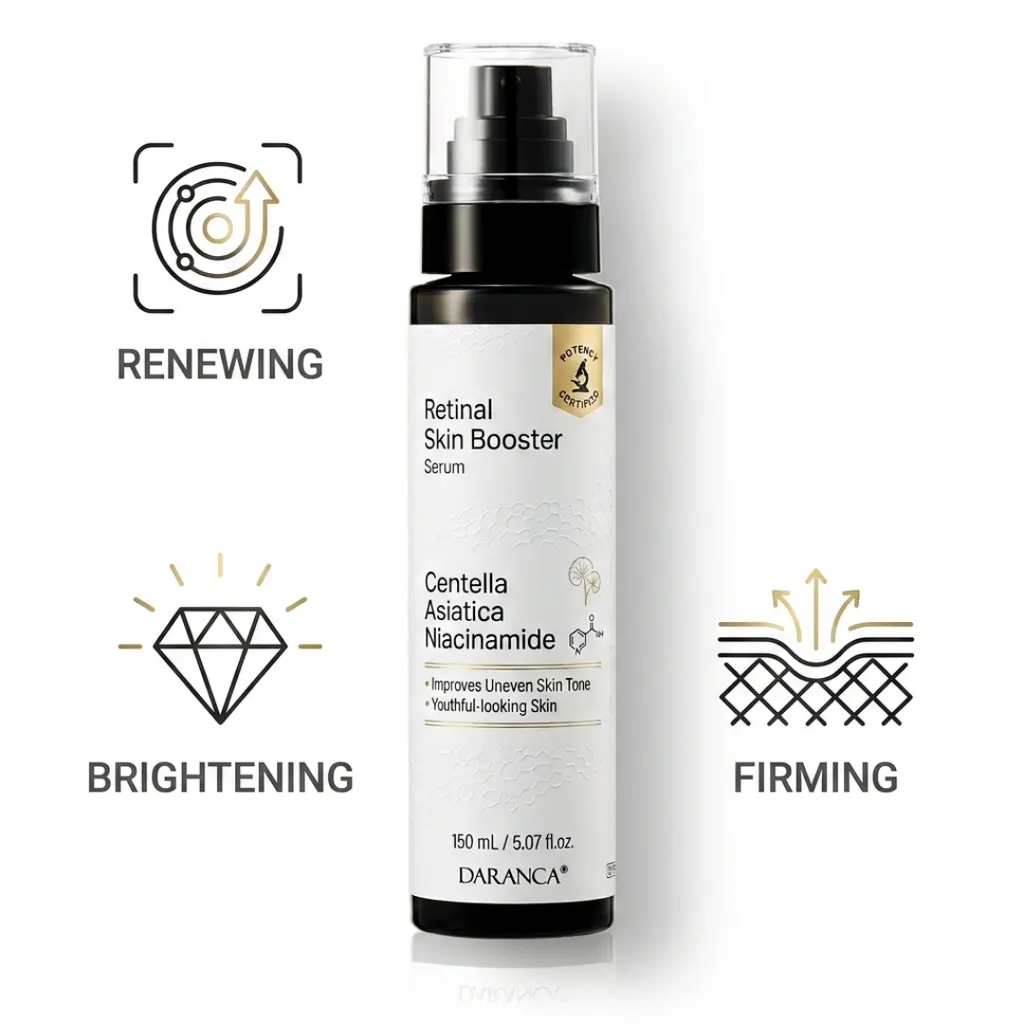 RETAVEIL Retinal Skin Booster – Sérum 3-en-1 Anti-Âge Centella Asiatica & Niacinamide 150ml