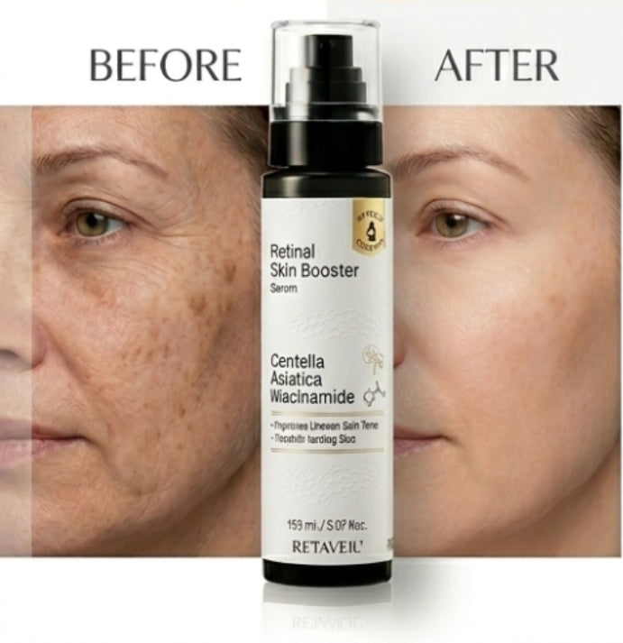 RETAVEIL Retinal Skin Booster – Sérum 3-en-1 Anti-Âge Centella Asiatica & Niacinamide 150ml