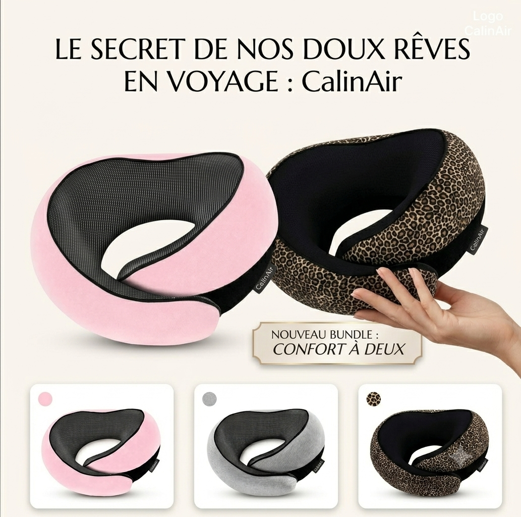 CalinAir® - Oreiller de Voyage 360°
