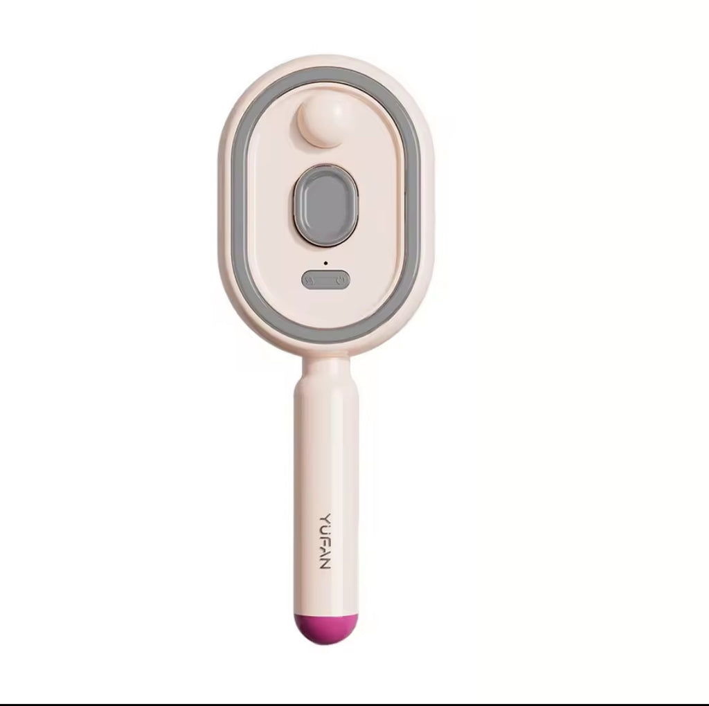 Brosse Électrique Capillaire 3-en-1 — Massage Cuir Chevelu & Applicateur d'Huile