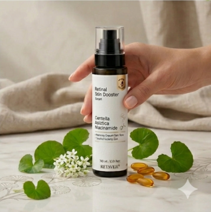 RETAVEIL Retinal Skin Booster – Sérum 3-en-1 Anti-Âge Centella Asiatica & Niacinamide 150ml