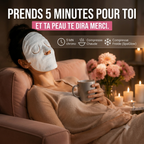 SpaGlow Mask — Serviette Compresse Visage Chaud & Froid