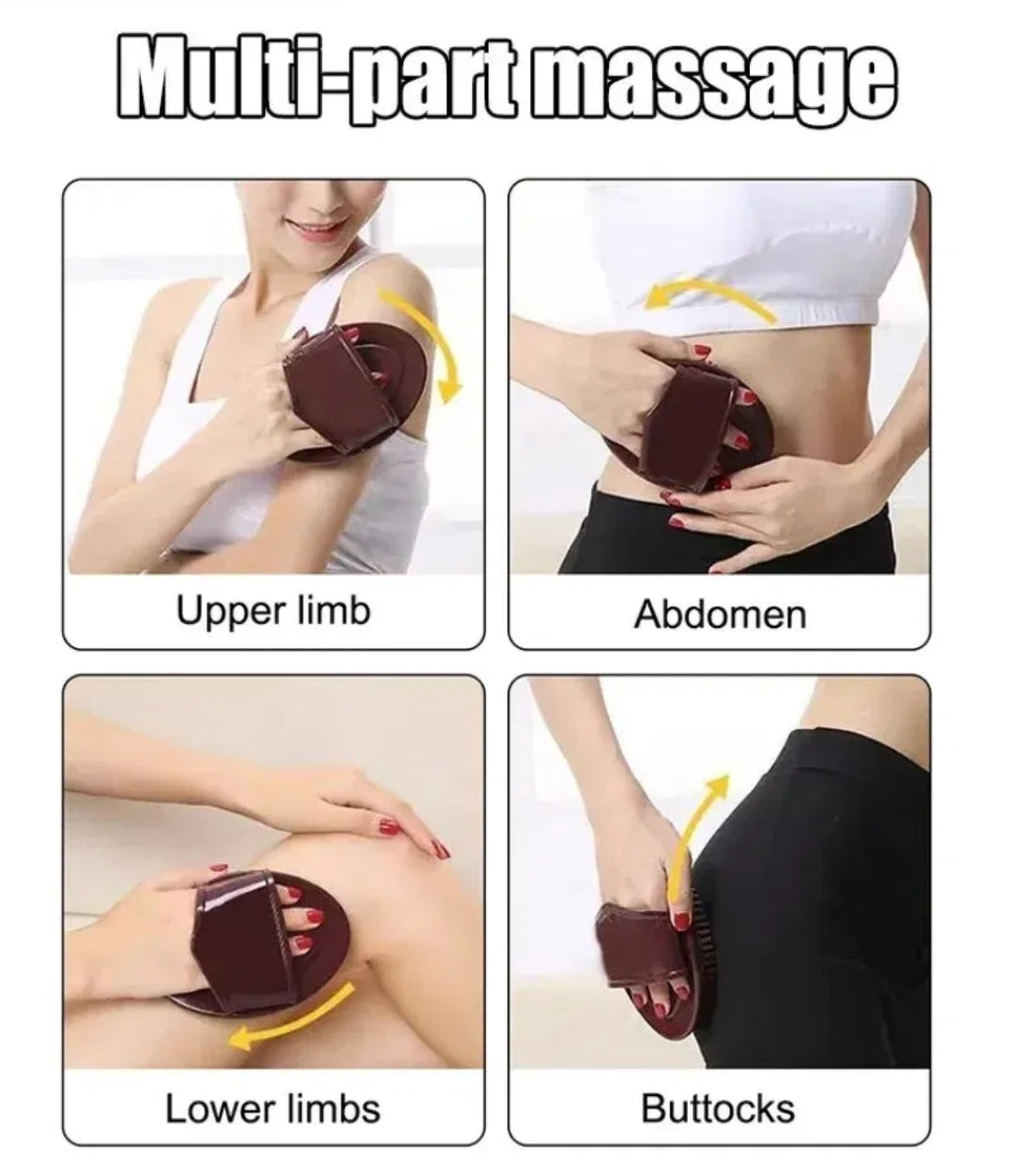 MeridianFlow — Brosse Massage Méridien Corps Anti-Cellulite
