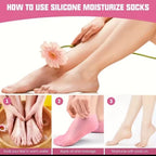 SoftStep — Chaussettes Hydratantes Silicone Soin Pieds
