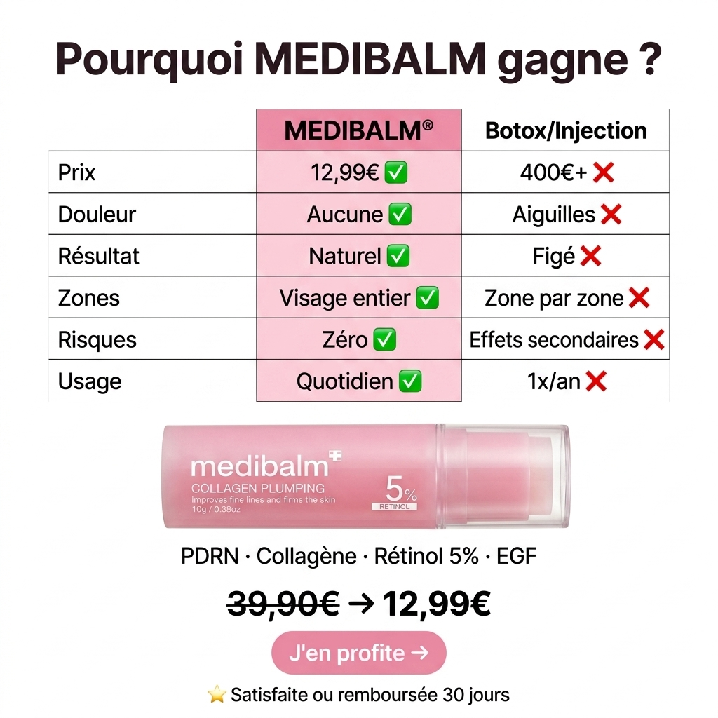 Medibalm — Baume Collagène & PDRN Repulpant Visage, Yeux, Lèvres
