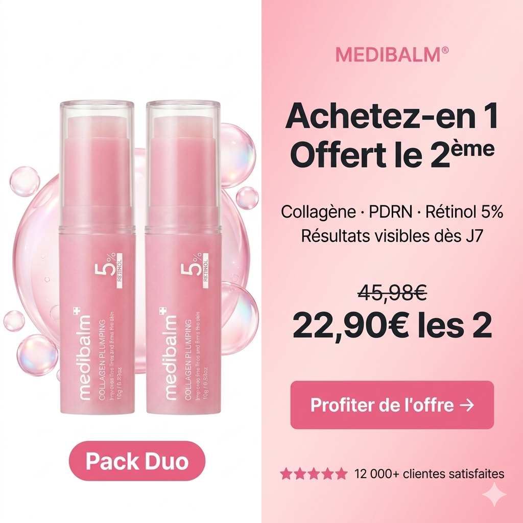 Medibalm — Baume Collagène & PDRN Repulpant Visage, Yeux, Lèvres